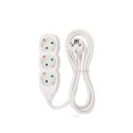 Casa si Gradina - Electrice - Accesorii electrice - Prelungitoare, triple, fise - Prelungitor camera cu 3 prize, 3 m, max 3680 W, alb - Infinity.ro