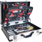 Auto si Moto - Reparatii si depanare - Scule auto - Scule si truse auto - Trusa scule 139 piese, tubulare, chei combinate, imbus, in cutie transport aluminiu, 46x35x13 cm - Infinity.ro