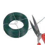 Casa si Gradina - Constructii - Materiale constructii - Sarma constructii - Sarma verde pentru legat in gradina, 0.8mmx75m, PVC Coated - Infinity.ro