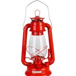 Sport si Outdoor - Camping - Articole solare camping - Lampi si lanterne camping - Set lampa cu fitil + ulei lampa 1l, culoare rosie, inaltime 30cm - Infinity.ro