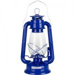Sport si Outdoor - Camping - Articole solare camping - Lampi si lanterne camping - Set lampa cu fitil + ulei lampa 1l, culoare albastra, inaltime 30cm - Infinity.ro