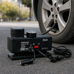 Auto si Moto - Reparatii si depanare - Scule auto - Scule si truse auto - Compresor auto cu manometru, alimentare 12V/220V 120W - Infinity.ro