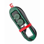 Casa si Gradina - Electrice - Accesorii electrice - Prelungitoare, triple, fise - Prelungitor de exterior cu 2 prize, lungime 3.2 m, max 3680 W/16 A, IP44 - Infinity.ro
