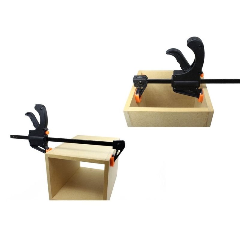 Casa si Gradina - Constructii - Scule electrice si accesorii - Menghine si cleme fixare - Menghina rapida, clema fixare cu bara metalica 300x63 mm - Infinity.ro