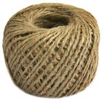 Casa si Gradina - Constructii - Feronerie si accesorii - Sfoara si lanturi - Sfoara iuta pentru gradina si decoratiuni, 80 g, diametru 1.5 mm - Infinity.ro