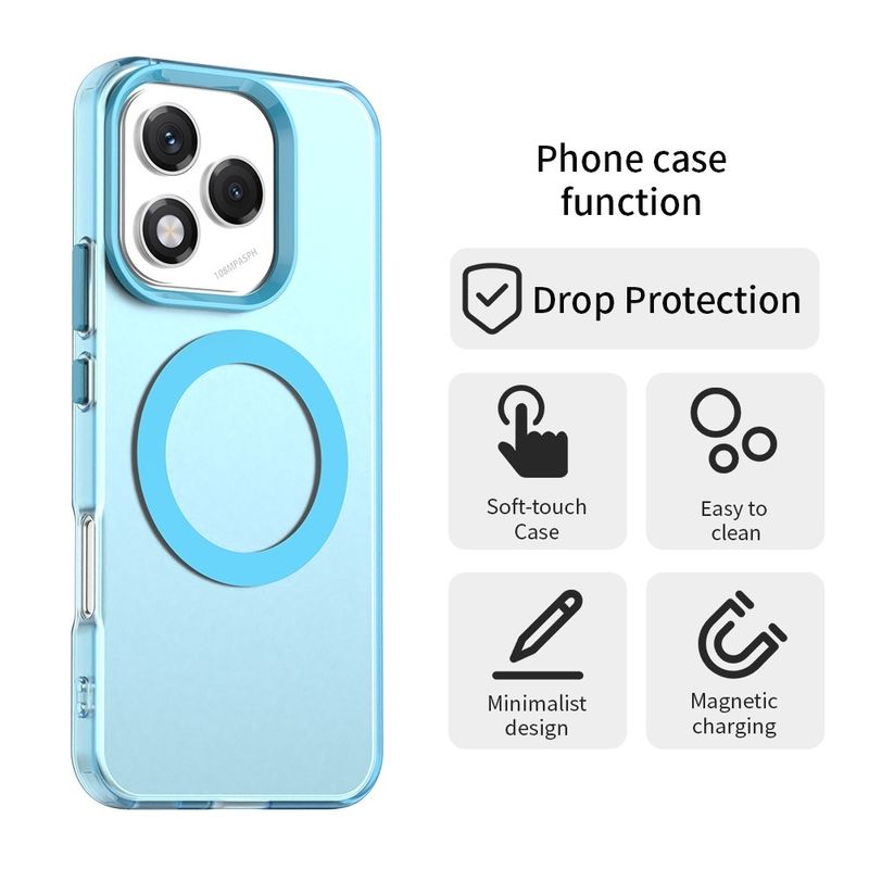 Laptop, Telefoane si Tablete - Telefoane mobile si accesorii - Accesorii Telefoane - Huse telefoane - Husa pentru Honor 400 Lite - Techsuit CsiyCase MagSafe - Albastru - Infinity.ro