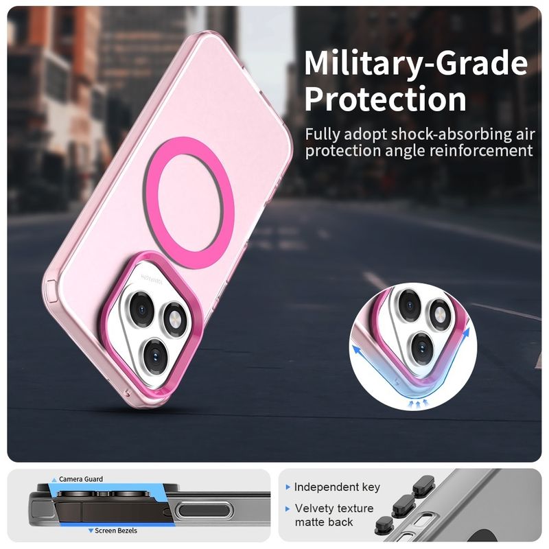 Laptop, Telefoane si Tablete - Telefoane mobile si accesorii - Accesorii Telefoane - Huse telefoane - Husa pentru Honor 400 Lite - Techsuit CsiyCase MagSafe - Roz - Infinity.ro