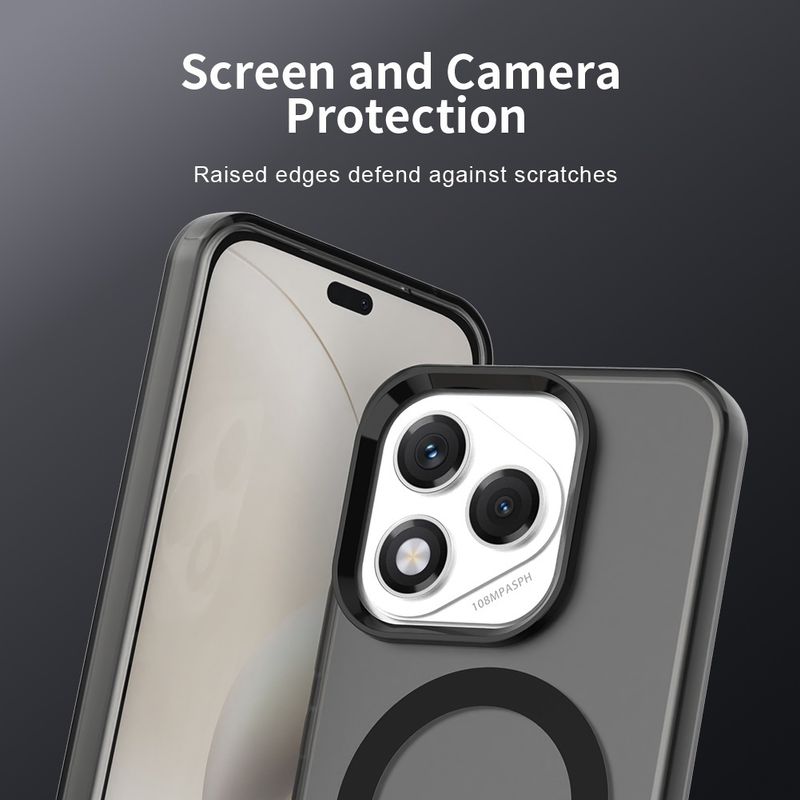 Laptop, Telefoane si Tablete - Telefoane mobile si accesorii - Accesorii Telefoane - Huse telefoane - Husa pentru Honor 400 Lite - Techsuit CsiyCase MagSafe - Negru - Infinity.ro