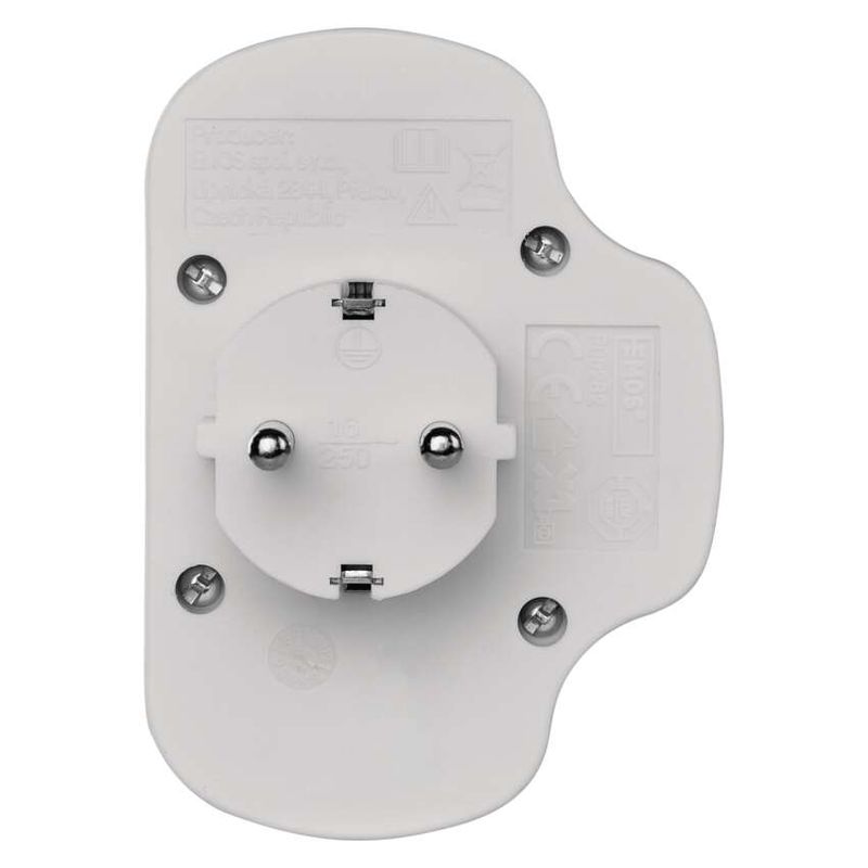 Casa si Gradina - Electrice - Prize - Priza/Adaptor Priza Schucko la 1x Schucko+2x Euro mama cu intrerupator 3680W - Infinity.ro