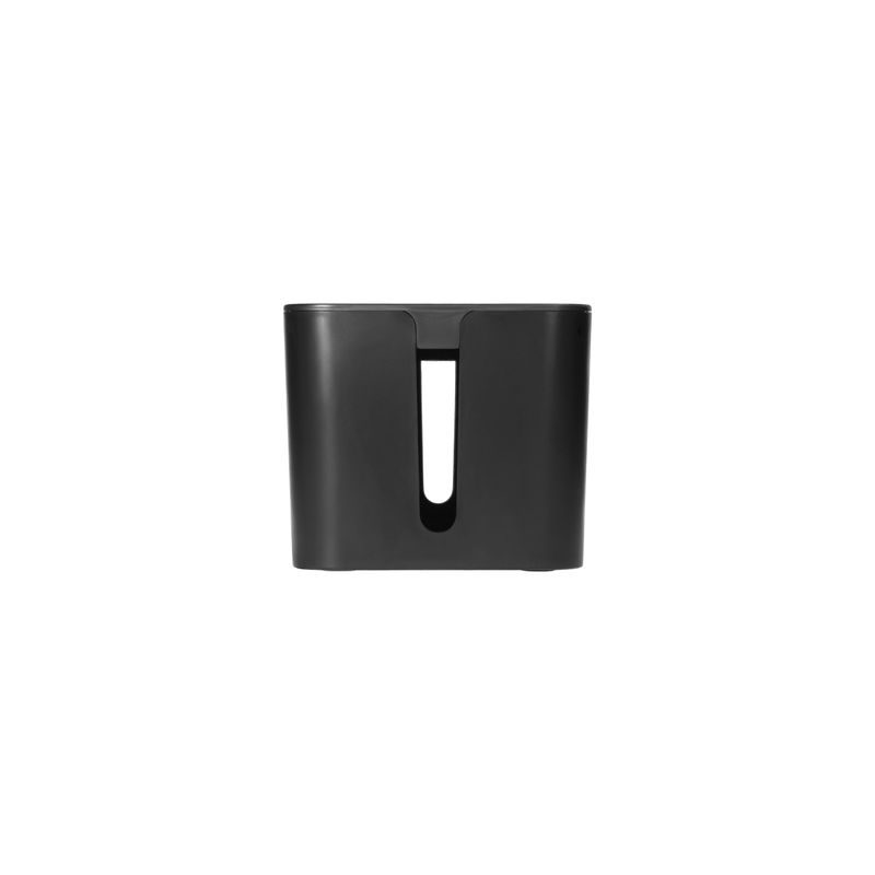 PC, gaming si accesorii - Retelistica - Cabluri si accesorii - Organizator de cabluri VIRONE L CB-1/B, plastic, negru - Infinity.ro
