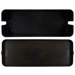 PC, gaming si accesorii - Retelistica - Cabluri si accesorii - Organizator de cabluri VIRONE L CB-1/B, plastic, negru - Infinity.ro