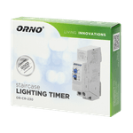Casa si Gradina - Termice - Centrale termice si accesorii - Centrale termice - Releu control iluminare scara ORNO OR-CR-230, 2300 W, 10 A, IP20, instalare 3 sau 4 fire, DIN TH-35mm - Infinity.ro