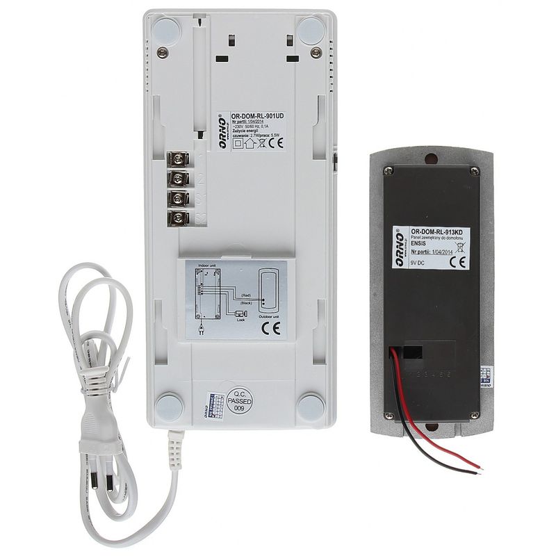 Casa si Gradina - Electrice - Smart Home - Accesorii control acces si supraveghere - Interfon pentru o familie OR-DOM-RL-913 ORNO - Infinity.ro