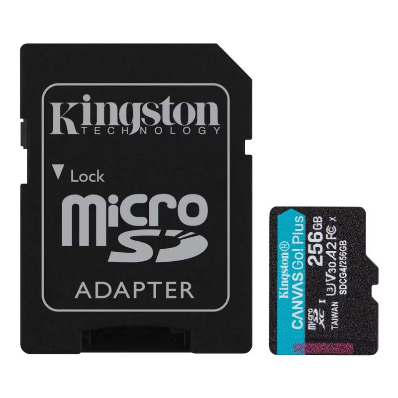 TV, Audio-Video si Foto - Aparate foto si accesorii - Accesorii foto si video - Carduri memorie - Card de memorie KINGSTON SDCG4/256GB, microSDXC + Adaptor SD - Infinity.ro