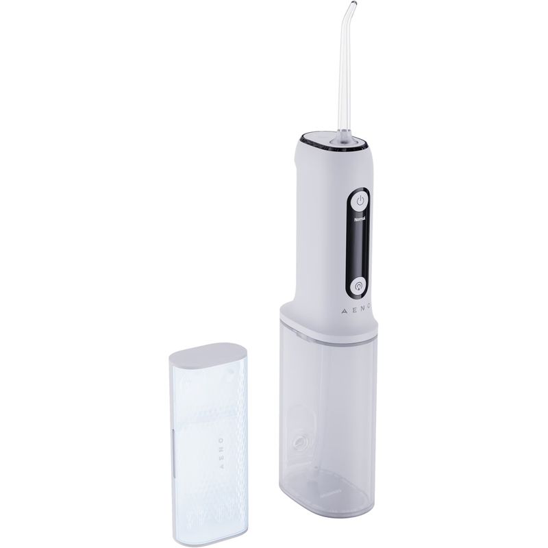 Ingrijire personala si Cosmetice - Igiena dentara - Irigatoare bucale - Irigator bucal Aeno ADI0001, 3 niveluri de intensitate, 4 moduri de curatare, 2200 mAh, Alb - Infinity.ro