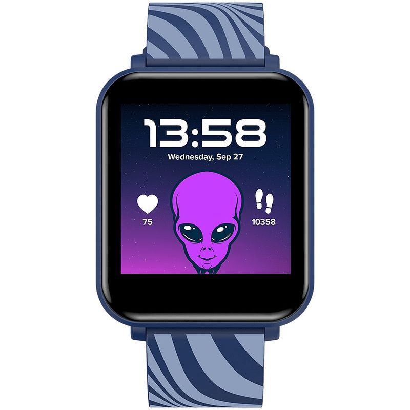 Laptop, Telefoane si Tablete - Wearables si gadgeturi - Wearables - Smartwatch-uri - Ceas inteligent, CANYON, Joyce KW-43 DUAL BT Music, Albastru - Infinity.ro