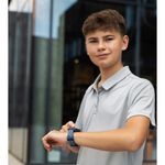 Laptop, Telefoane si Tablete - Wearables si gadgeturi - Wearables - Smartwatch-uri - Ceas inteligent, CANYON, Joyce KW-43 DUAL BT Music, Albastru - Infinity.ro