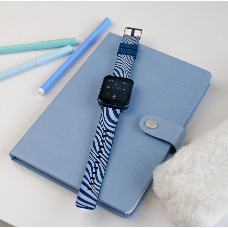 Laptop, Telefoane si Tablete - Wearables si gadgeturi - Wearables - Smartwatch-uri - Ceas inteligent, CANYON, Joyce KW-43 DUAL BT Music, Albastru - Infinity.ro