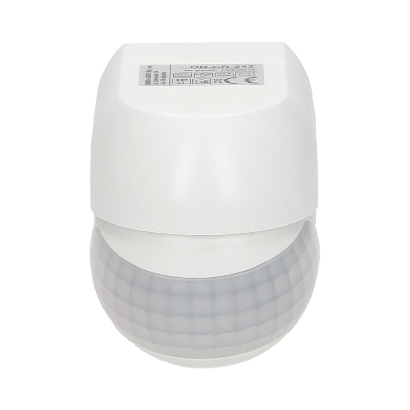 Casa si Gradina - Corpuri si surse de iluminat - Accesorii corpuri de iluminat - Mini senzor de miscare ORNO OR-CR-242, reglabil vertical si orizontal 180 °, IP44 - Infinity.ro