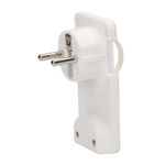 Casa si Gradina - Electrice - Accesorii electrice - Accesorii prize si intrerupatoare - Stecher extra slim cu maner ORNO OR-AE-1311/W, 250V, fara cablu, alb - Infinity.ro