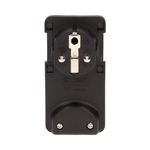 Casa si Gradina - Electrice - Accesorii electrice - Accesorii prize si intrerupatoare - Stecher extra slim cu maner ORNO OR-AE-1311/B, 250V, fara cablu, negru - Infinity.ro