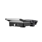 Electronice si Electrocasnice - Electrocasnice bucatarie - Aparate de gatit & desert - Gratare electrice - Gratar, AENO, EG2, 2000W, Control temperatura, Deschidere 180°, 290x234mm, Negru/Argintiu - Infinity.ro