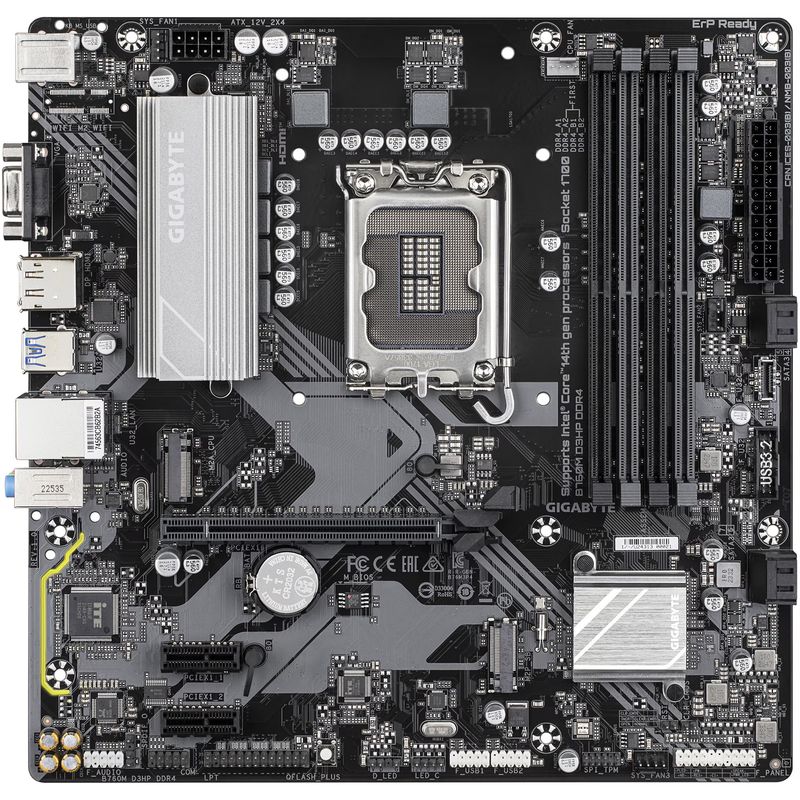 PC, gaming si accesorii - Componente PC - Componente - Placi de baza - Placa de baza GIGABYTE B760M D3HP DDR4, Socket LGA1700, mATX - Infinity.ro