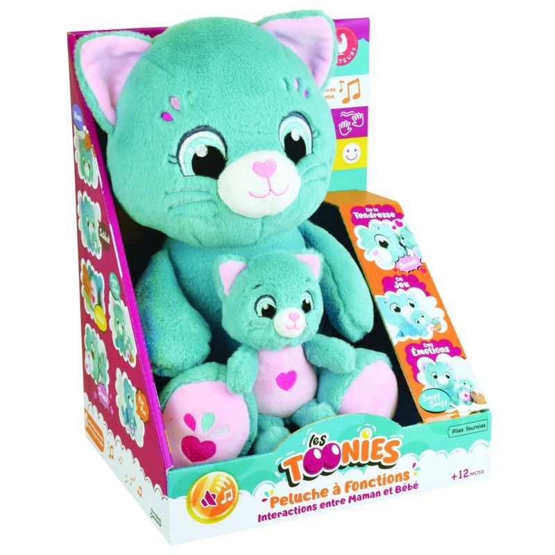 Jucarii, Copii si Bebe - Jucarii si jocuri - Jucarii & jocuri educative - Jucarii interactive - Jucarie Interactiva Jemini Cu 6 Functii-Mama Si Puiul Pisica - Infinity.ro