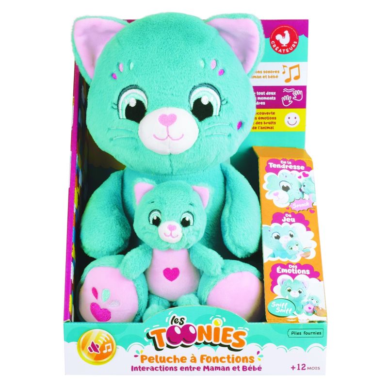 Jucarii, Copii si Bebe - Jucarii si jocuri - Jucarii & jocuri educative - Jucarii interactive - Jucarie Interactiva Jemini Cu 6 Functii-Mama Si Puiul Pisica - Infinity.ro