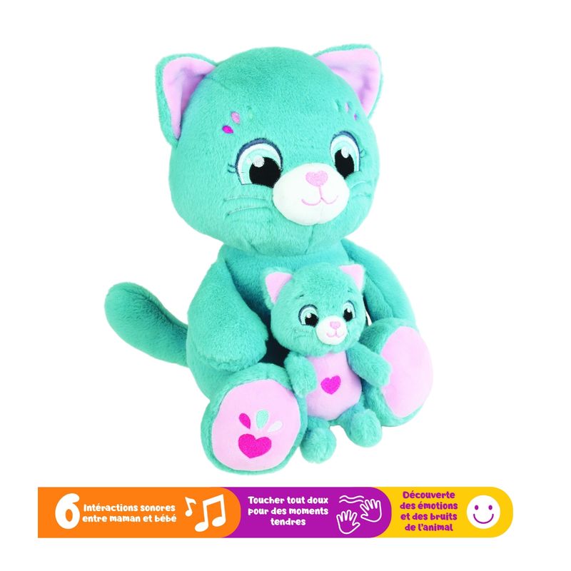 Jucarii, Copii si Bebe - Jucarii si jocuri - Jucarii & jocuri educative - Jucarii interactive - Jucarie Interactiva Jemini Cu 6 Functii-Mama Si Puiul Pisica - Infinity.ro