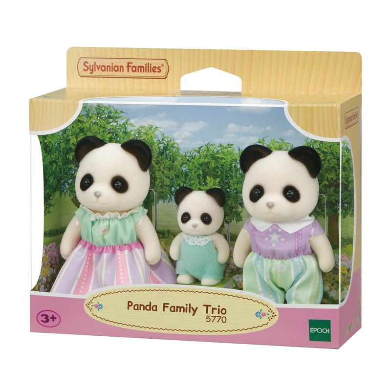 Jucarii, Copii si Bebe - Jucarii si jocuri - Figurine - Figurine Sylvanian Families-Familia Ursuletilor Panda Trio - Infinity.ro