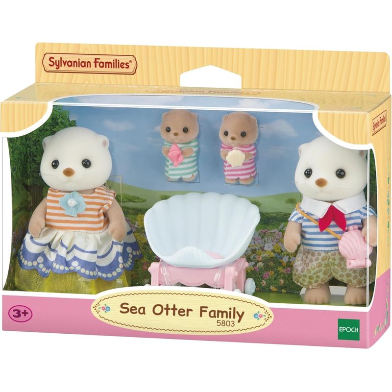 Jucarii, Copii si Bebe - Jucarii si jocuri - Figurine - Figurine Sylvanian Families-Familia Vidrelor De Mare - Infinity.ro