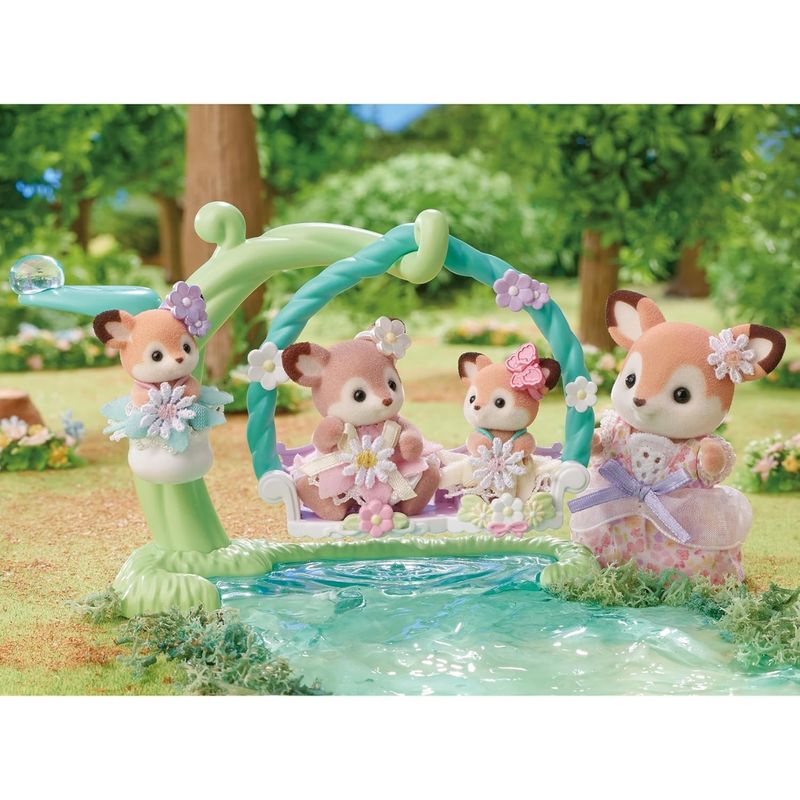 Jucarii, Copii si Bebe - Jucarii si jocuri - Figurine - Figurine Sylvanian Families-Leagan Pentru Pui De Caprioare - Infinity.ro