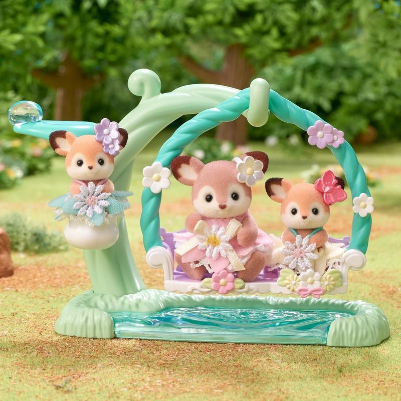 Jucarii, Copii si Bebe - Jucarii si jocuri - Figurine - Figurine Sylvanian Families-Leagan Pentru Pui De Caprioare - Infinity.ro