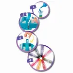 Jucarii, Copii si Bebe - Jucarii si jocuri - Jucarii & jocuri educative - Jocuri si jucarii educative - Happi Hobbi Atelierul De Markere - Infinity.ro