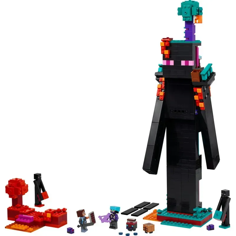Jucarii, Copii si Bebe - Jucarii si jocuri - Seturi de constructie si cuburi - Seturi de constructie - Lego Minecraft Turnul Enderman 21279 - Infinity.ro