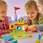 Jucarii, Copii si Bebe - Jucarii si jocuri - Seturi de constructie si cuburi - Seturi de constructie - Lego Duplo Jocul De La Castelul Saltaretei 10450 - Infinity.ro
