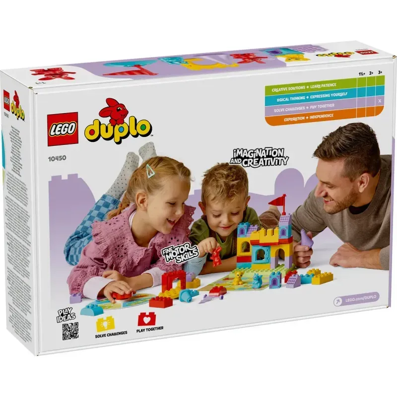 Jucarii, Copii si Bebe - Jucarii si jocuri - Seturi de constructie si cuburi - Seturi de constructie - Lego Duplo Jocul De La Castelul Saltaretei 10450 - Infinity.ro