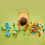 Jucarii, Copii si Bebe - Jucarii si jocuri - Seturi de constructie si cuburi - Seturi de constructie - Lego Duplo Dinozauri Pe Roti 3 In 1 10451 - Infinity.ro