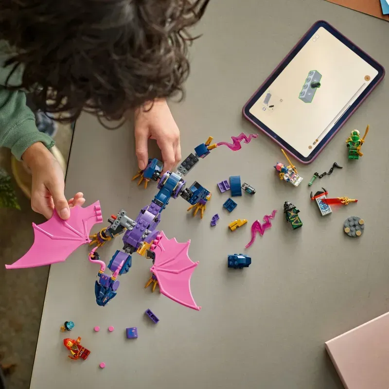 Jucarii, Copii si Bebe - Jucarii si jocuri - Seturi de constructie si cuburi - Seturi de constructie - Lego Ninjago Marea Dragonita Rontu 71842 - Infinity.ro