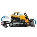 Jucarii, Copii si Bebe - Jucarii si jocuri - Seturi de constructie si cuburi - Seturi de constructie - Lego City Buldozer Galben 60466 - Infinity.ro