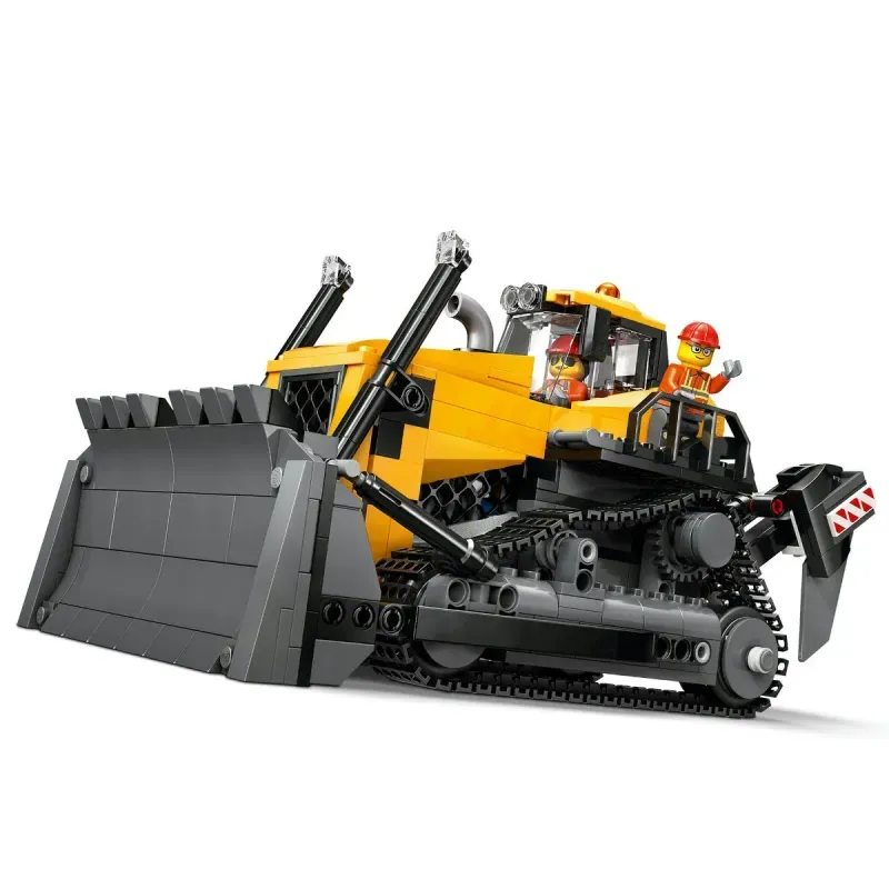 Jucarii, Copii si Bebe - Jucarii si jocuri - Seturi de constructie si cuburi - Seturi de constructie - Lego City Buldozer Galben 60466 - Infinity.ro