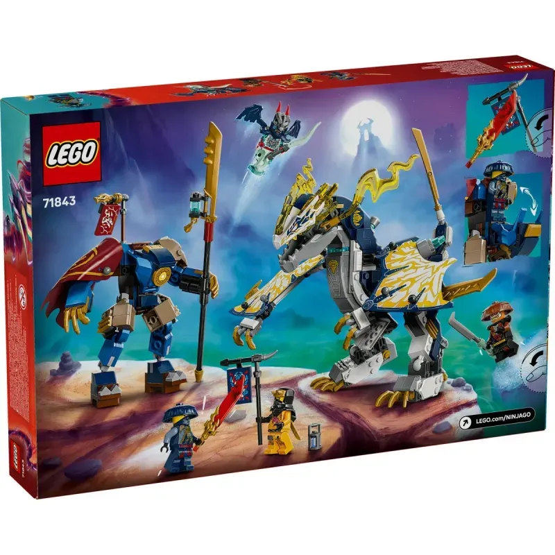 Jucarii, Copii si Bebe - Jucarii si jocuri - Seturi de constructie si cuburi - Seturi de constructie - Lego Ninjago Robotul Calaret De Dragon A Lui Rogue 71843 - Infinity.ro