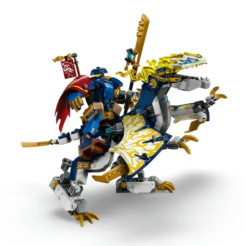 Jucarii, Copii si Bebe - Jucarii si jocuri - Seturi de constructie si cuburi - Seturi de constructie - Lego Ninjago Robotul Calaret De Dragon A Lui Rogue 71843 - Infinity.ro