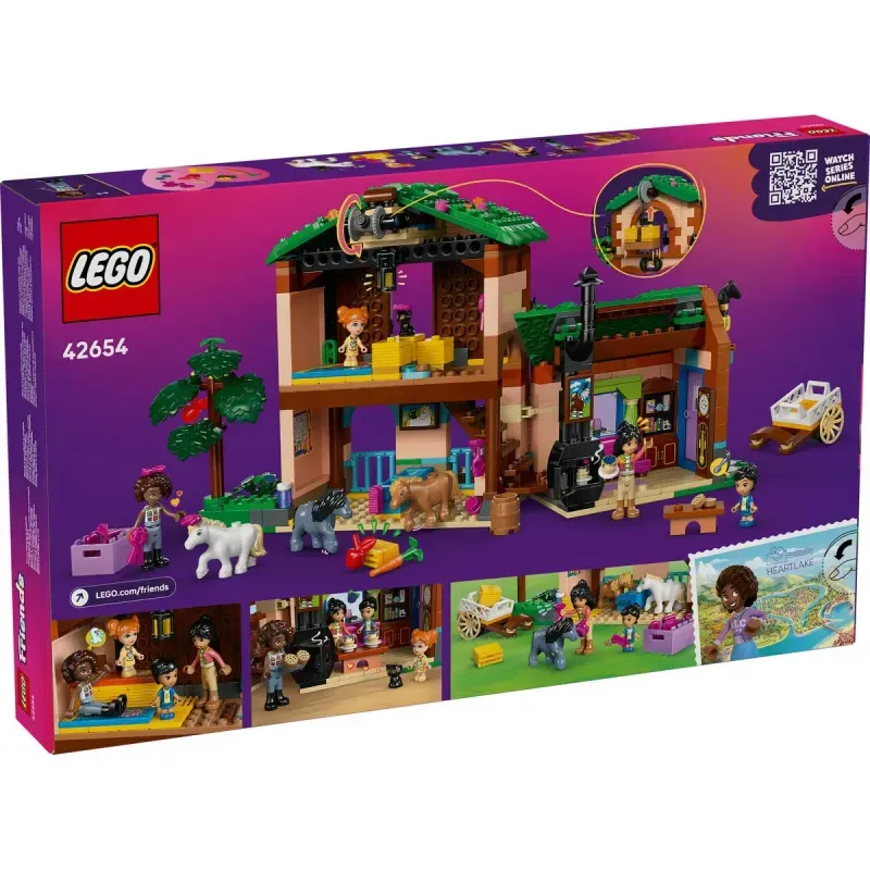 Jucarii, Copii si Bebe - Jucarii si jocuri - Seturi de constructie si cuburi - Seturi de constructie - Lego Friends Ferma Si Grajd Pentru Ponei 42654 - Infinity.ro