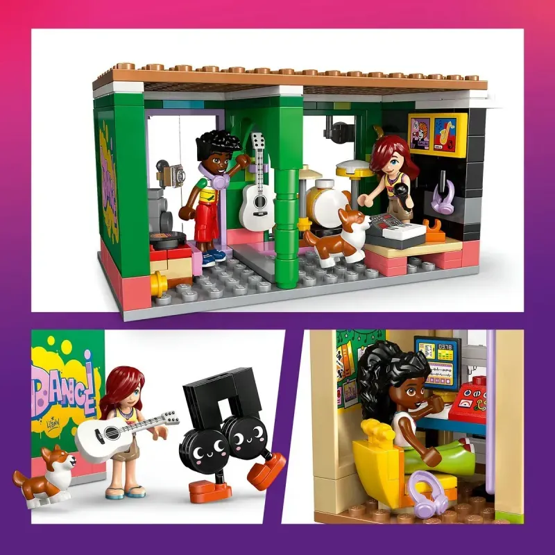 Jucarii, Copii si Bebe - Jucarii si jocuri - Seturi de constructie si cuburi - Seturi de constructie - Lego Friends Magazin De Muzica Si Apartament 42653 - Infinity.ro