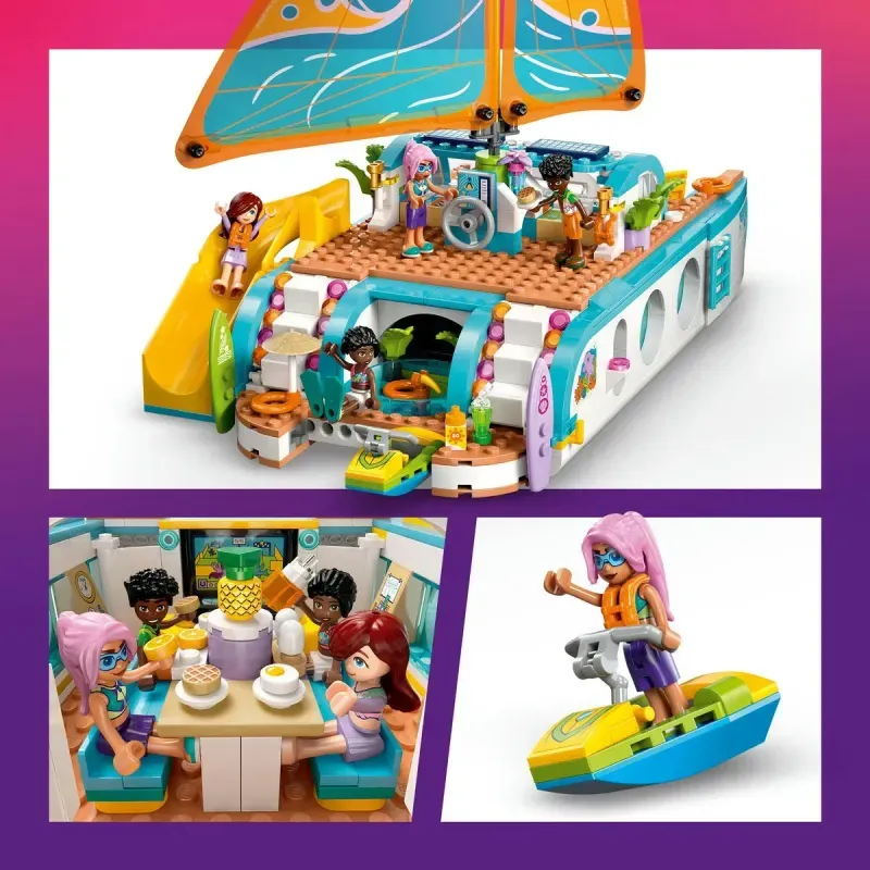 Jucarii, Copii si Bebe - Jucarii si jocuri - Seturi de constructie si cuburi - Seturi de constructie - Lego Friends Calatoria Aventuroasa Cu Barca 42664 - Infinity.ro