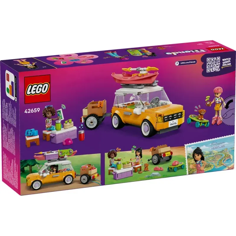 Jucarii, Copii si Bebe - Jucarii si jocuri - Seturi de constructie si cuburi - Seturi de constructie - Lego Friends Masina De Calatorii A Prieteniei 42659 - Infinity.ro