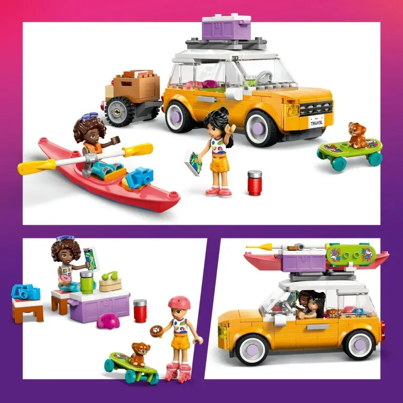 Jucarii, Copii si Bebe - Jucarii si jocuri - Seturi de constructie si cuburi - Seturi de constructie - Lego Friends Masina De Calatorii A Prieteniei 42659 - Infinity.ro