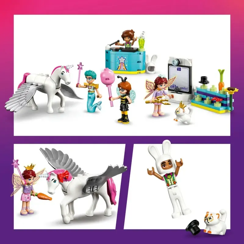 Jucarii, Copii si Bebe - Jucarii si jocuri - Seturi de constructie si cuburi - Seturi de constructie - Lego Friends Bal Mascat Cu Unicornul Si Zana 42661 - Infinity.ro